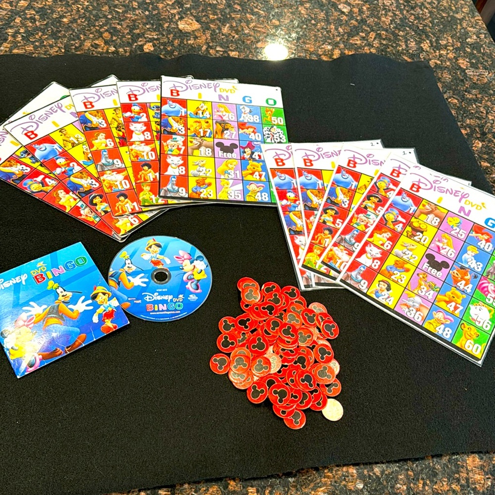 Disney DVD Bingo game